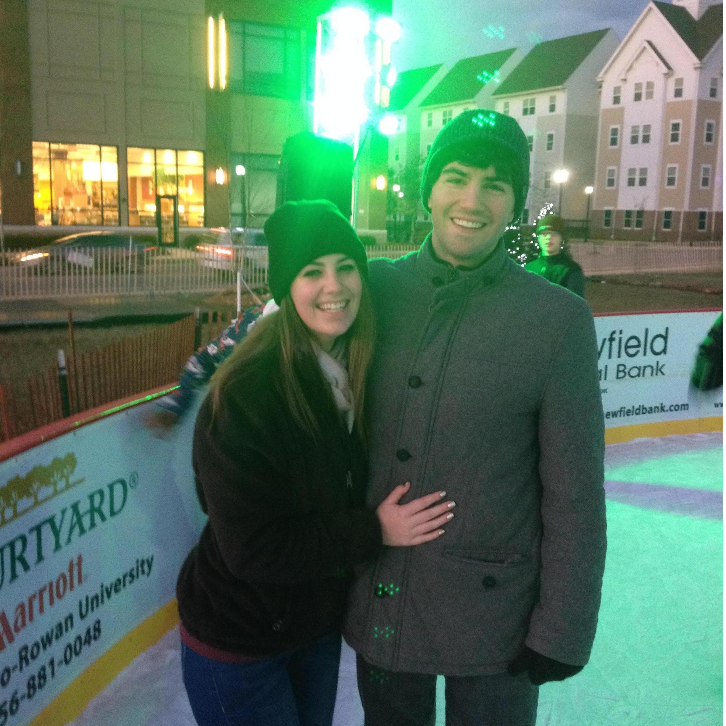 Ice skating