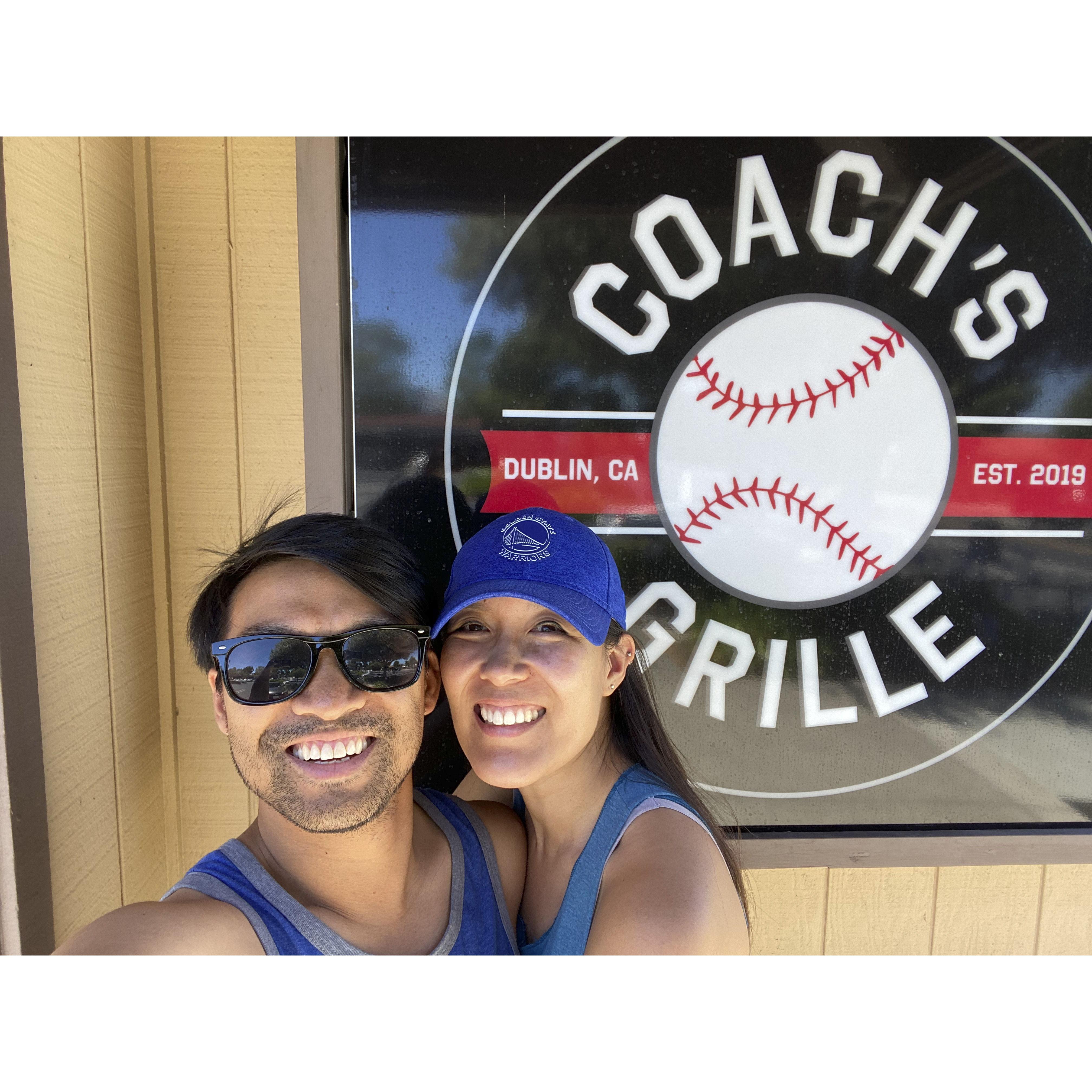 Our "first date" location. Ian drove an hour away to Dublin to "watch Monday Night Football."