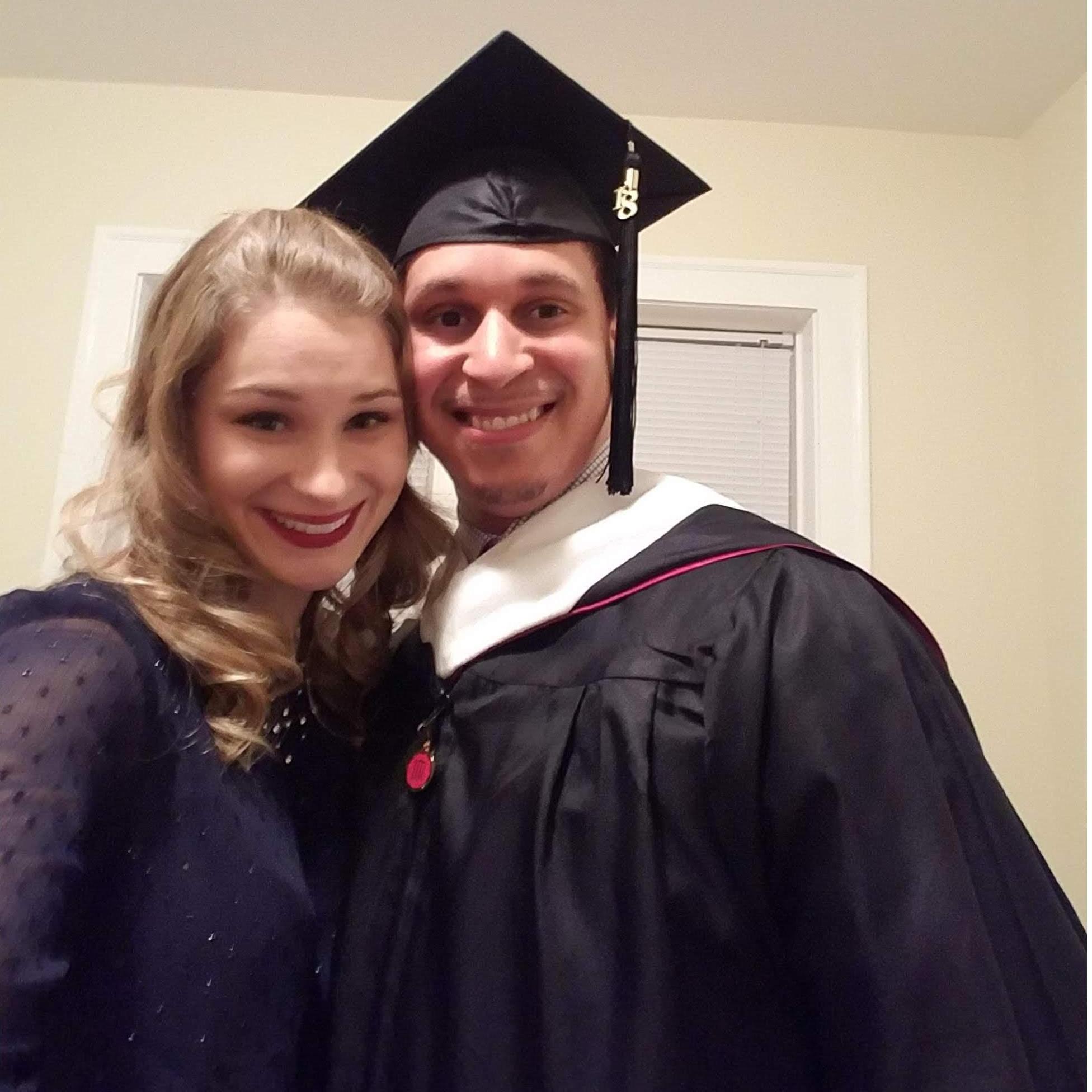 Stephen's graduation with his Master's degree!