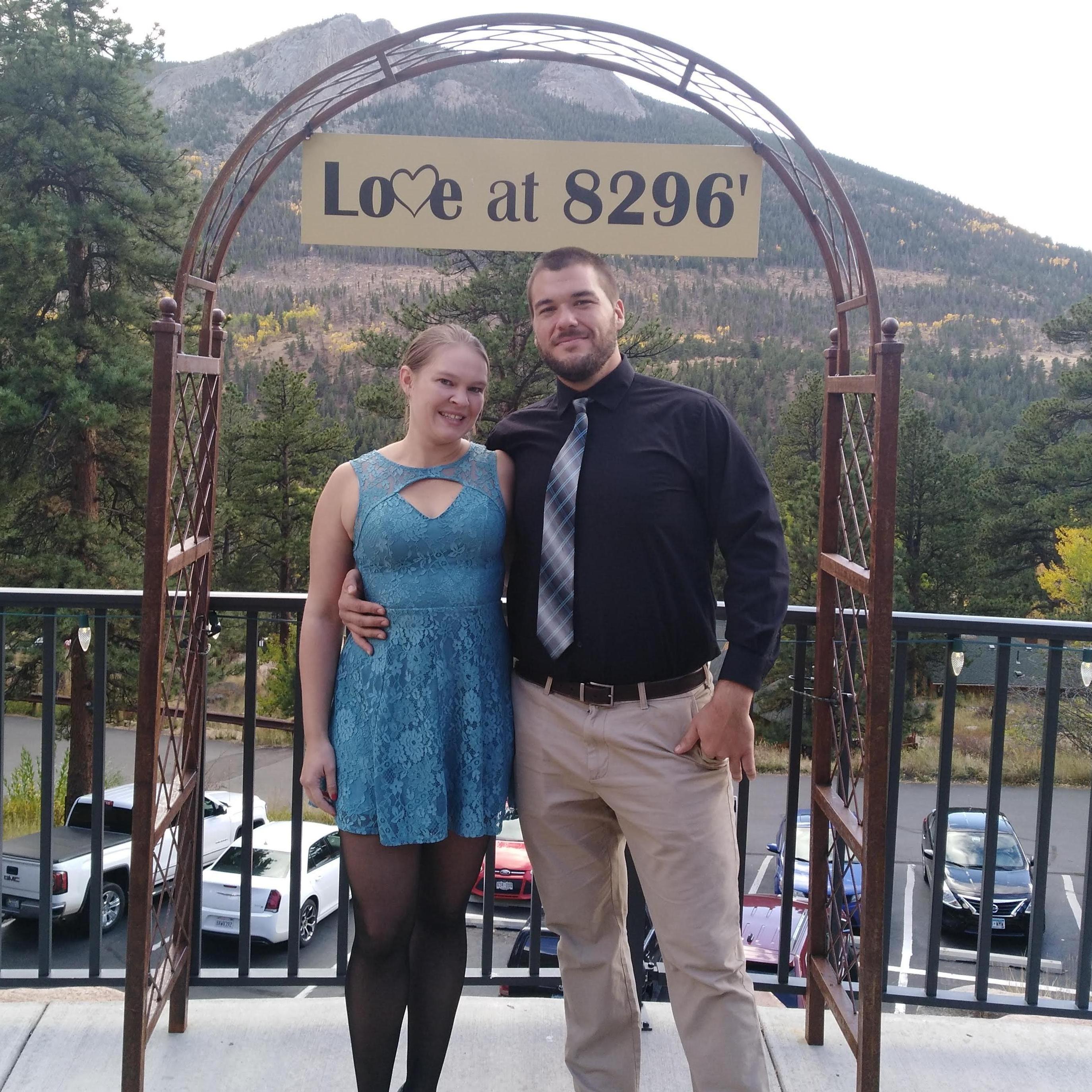 At a friend's wedding in Estes Park, Colorado. October 2018