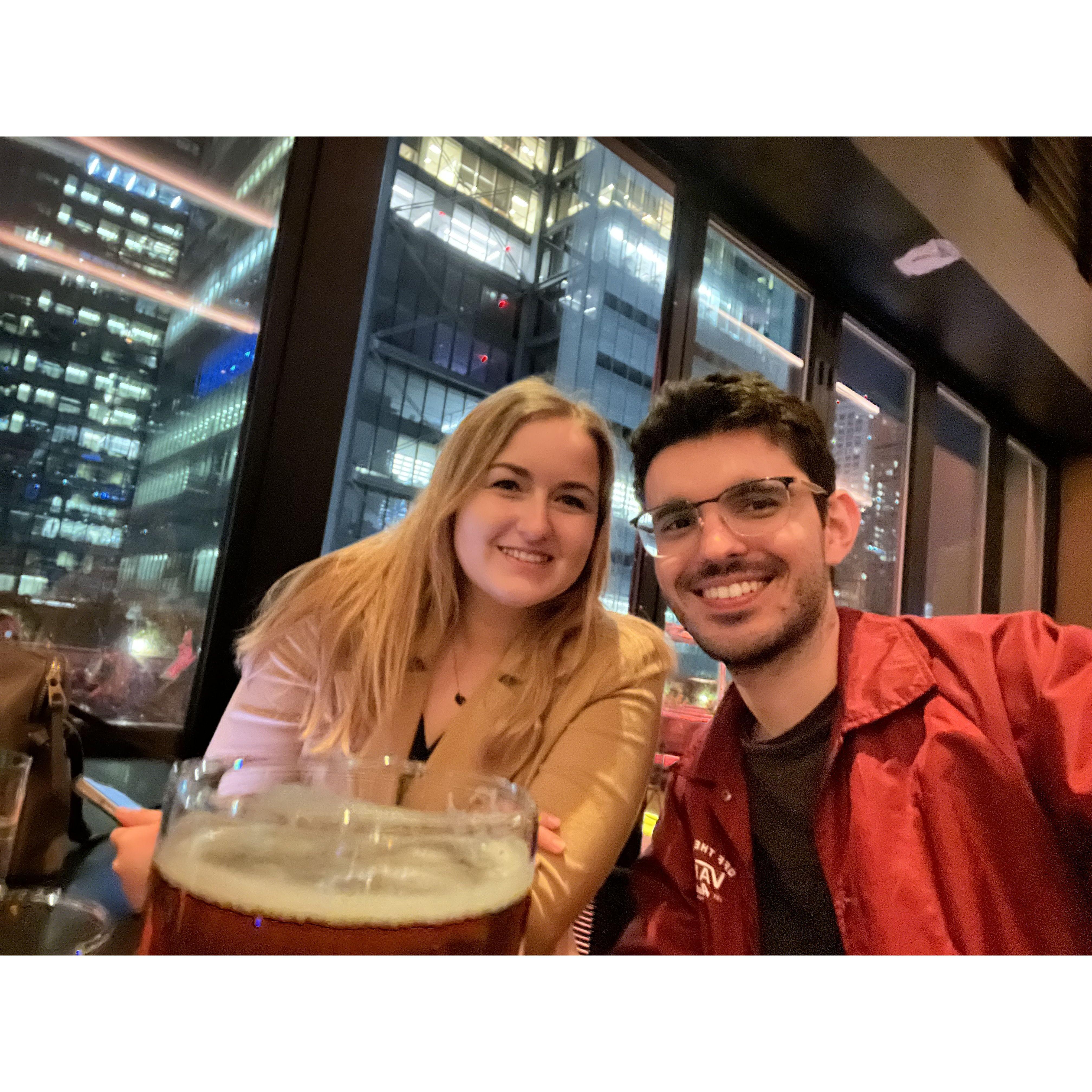 Mira's first time in NYC!