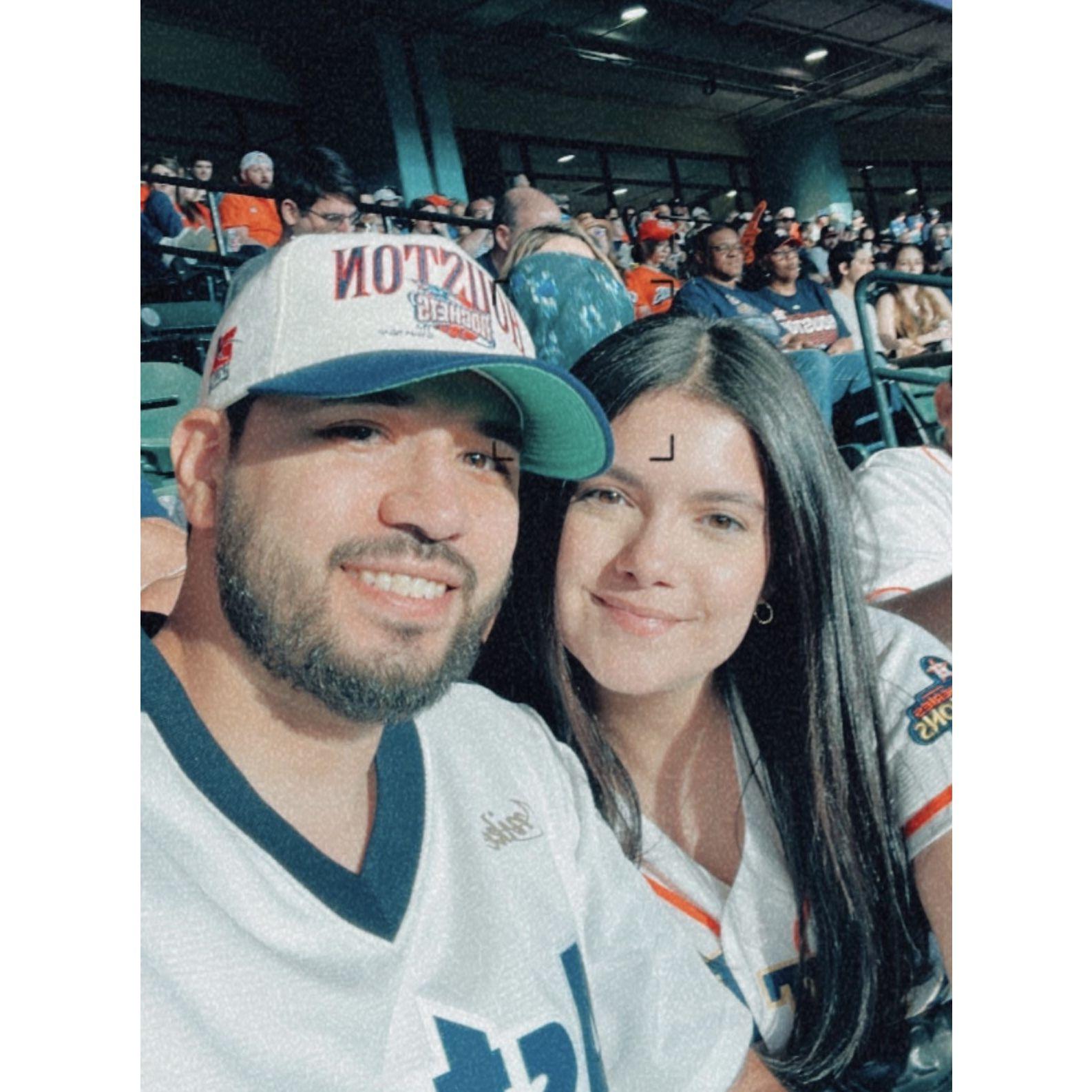Doing what we love - baseball games!