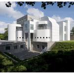 Browse the Des Moines Art Center and Gardens