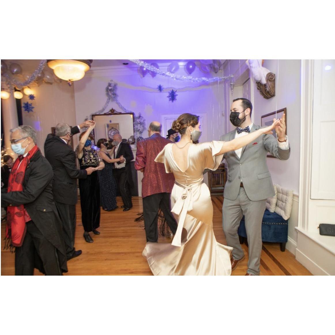 A glam shot at the Boston Vintage Winter Formal