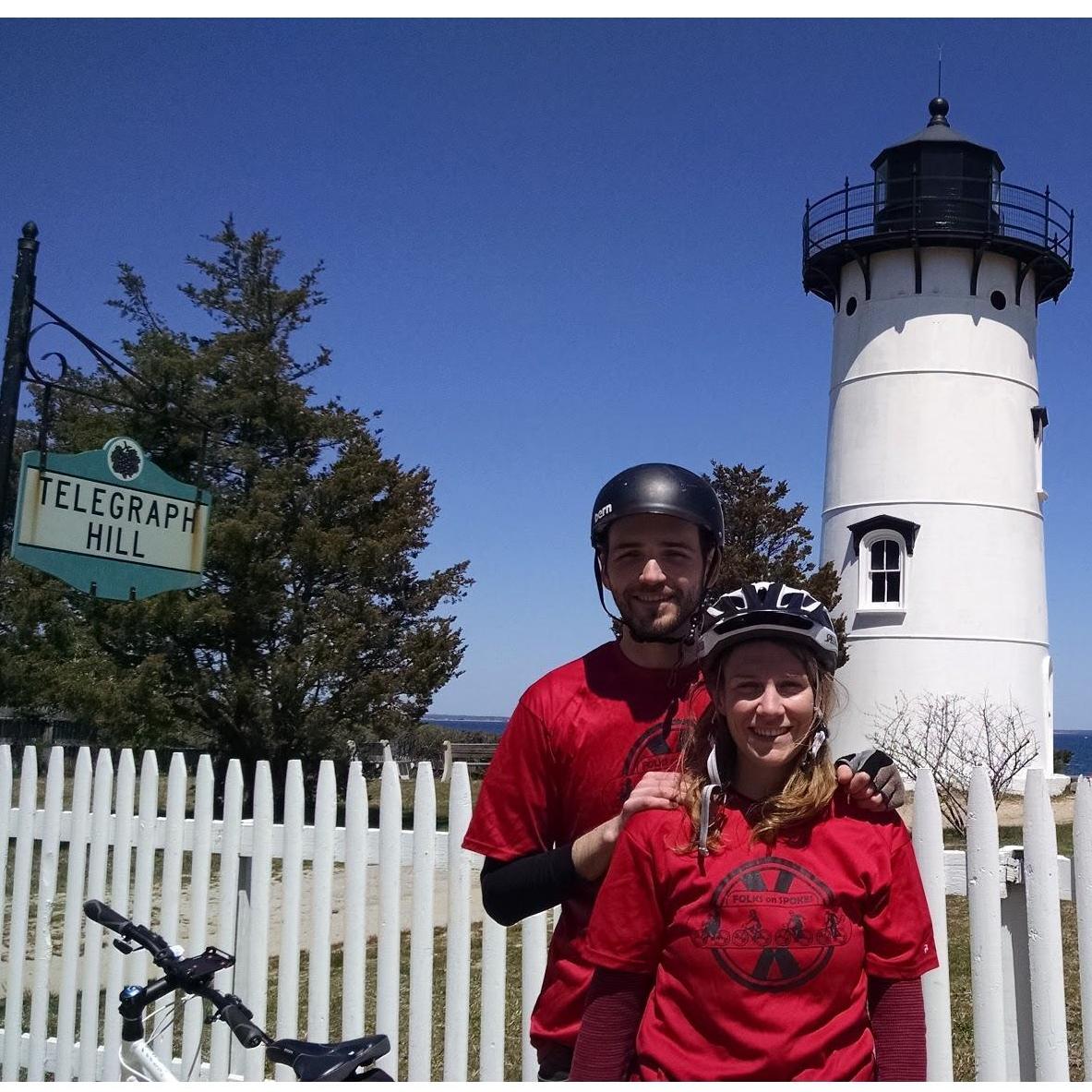 Annual Bikathon with the Walls on Martha's Vineyard to raise money and awareness for M.S.