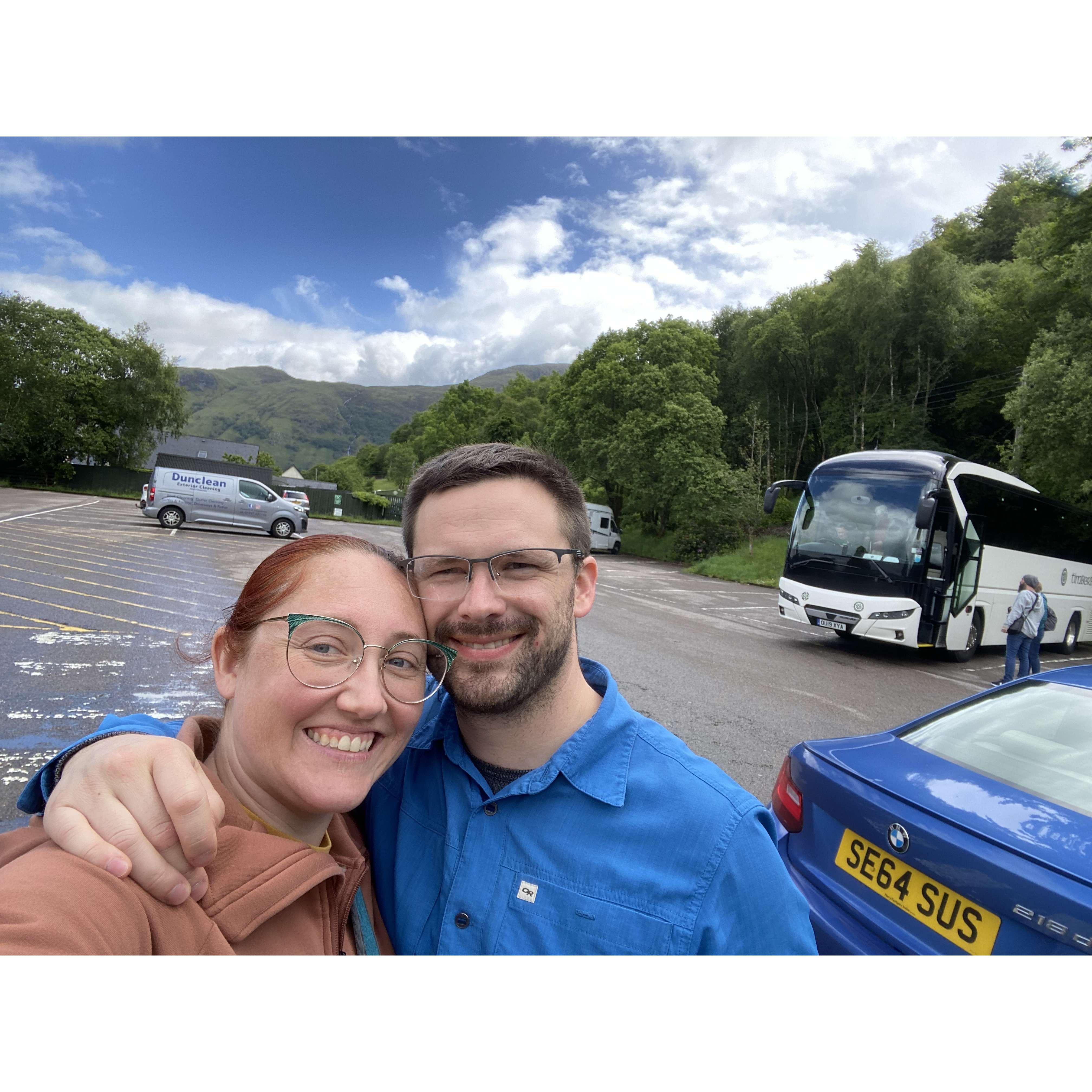 The next day we were off to Loch Ness. We went with Timberbush tours for a day trip and were able to stop in the highlands and at a small village.