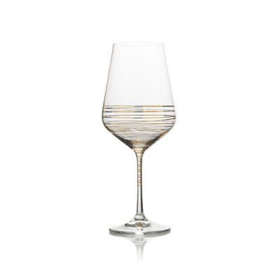 Mikasa® Electric Boulevard Goblets in Gold (Set of 4)