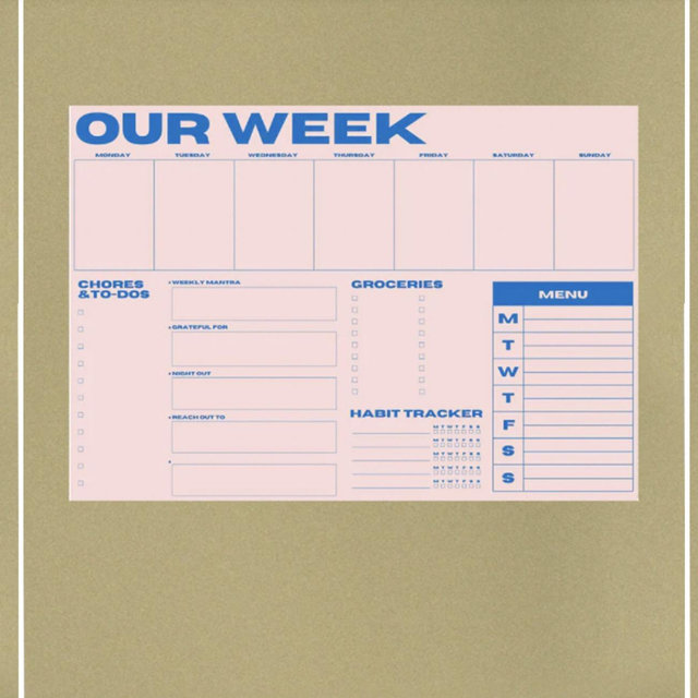 Our Week Planner Pad