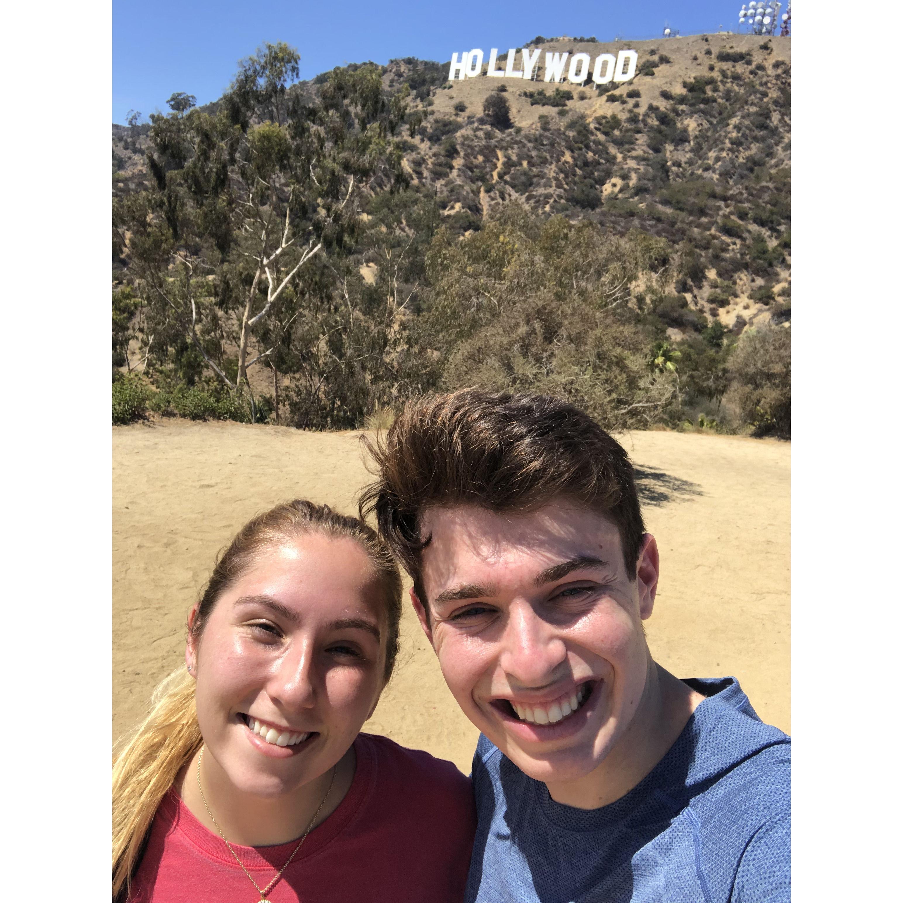 Making an effort to hike the Hollywood sign while living in LA.
