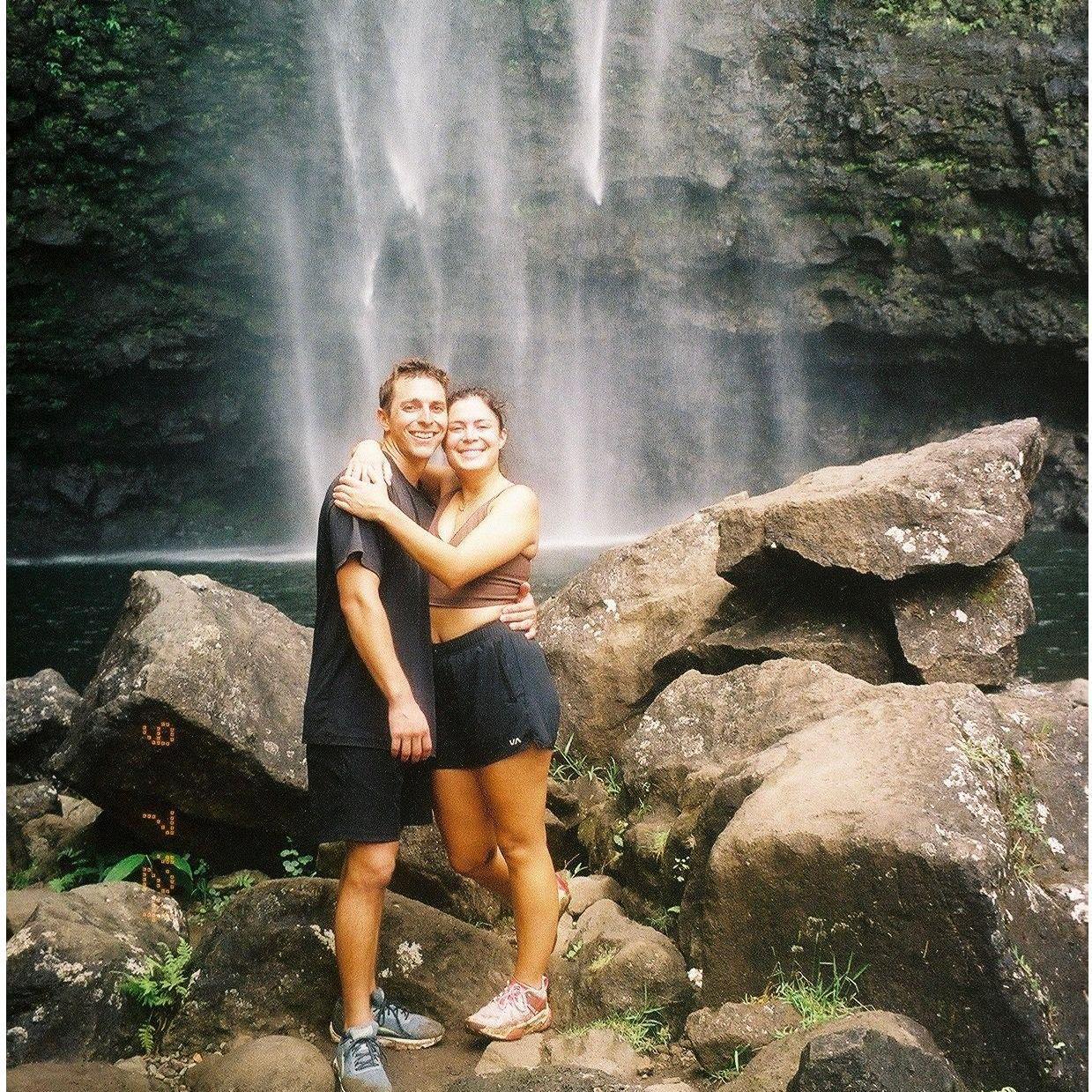 In July 2024, we got to hike the Napali Coast on Kauai to celebrate our friends' wedding. (Emma would like to publicly thank Shea for carrying a backpack of water for her.)