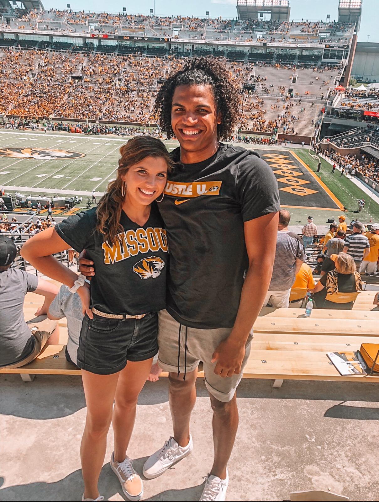 First Mizzou football game!