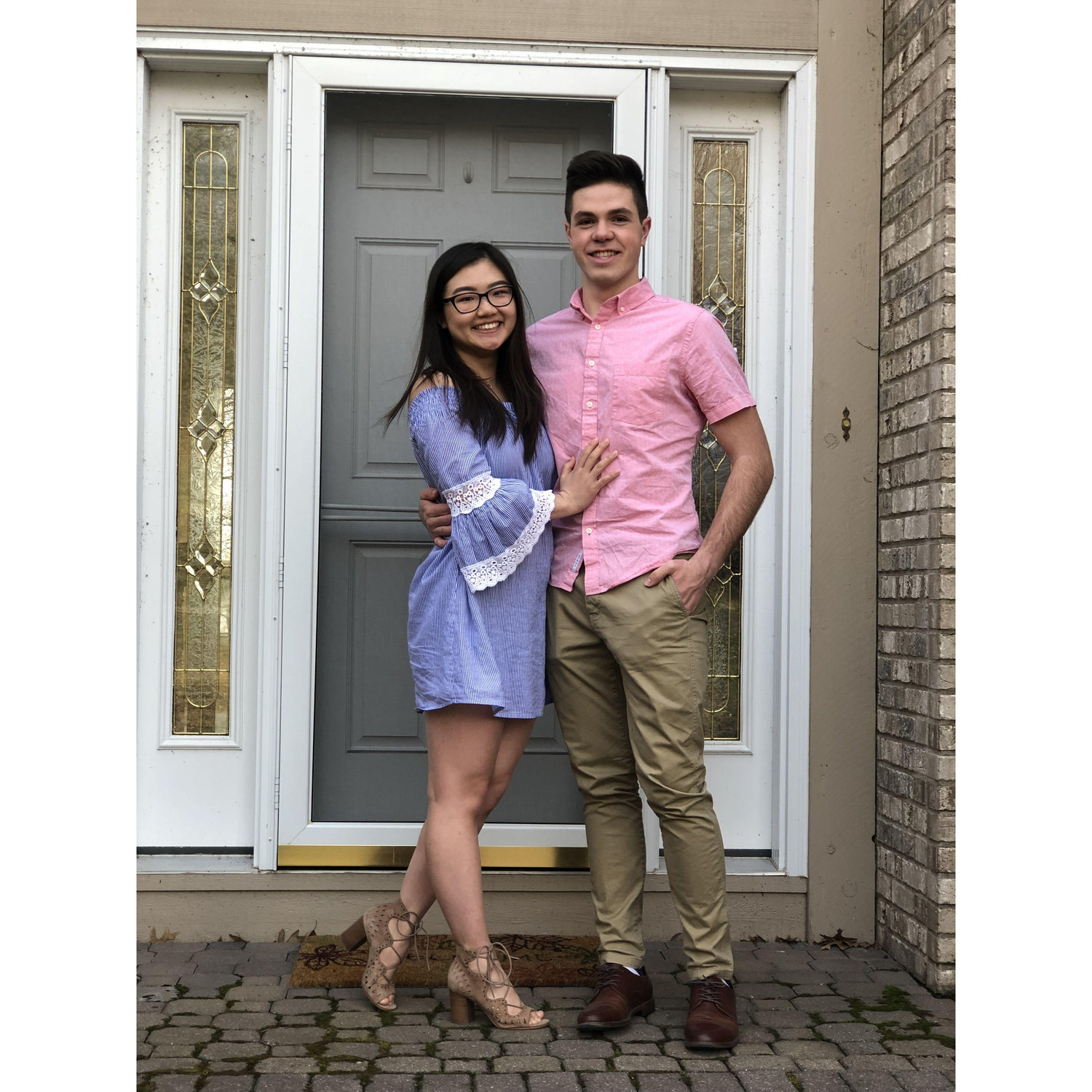 Apr 2019: Andrei's first time meeting Katie's family