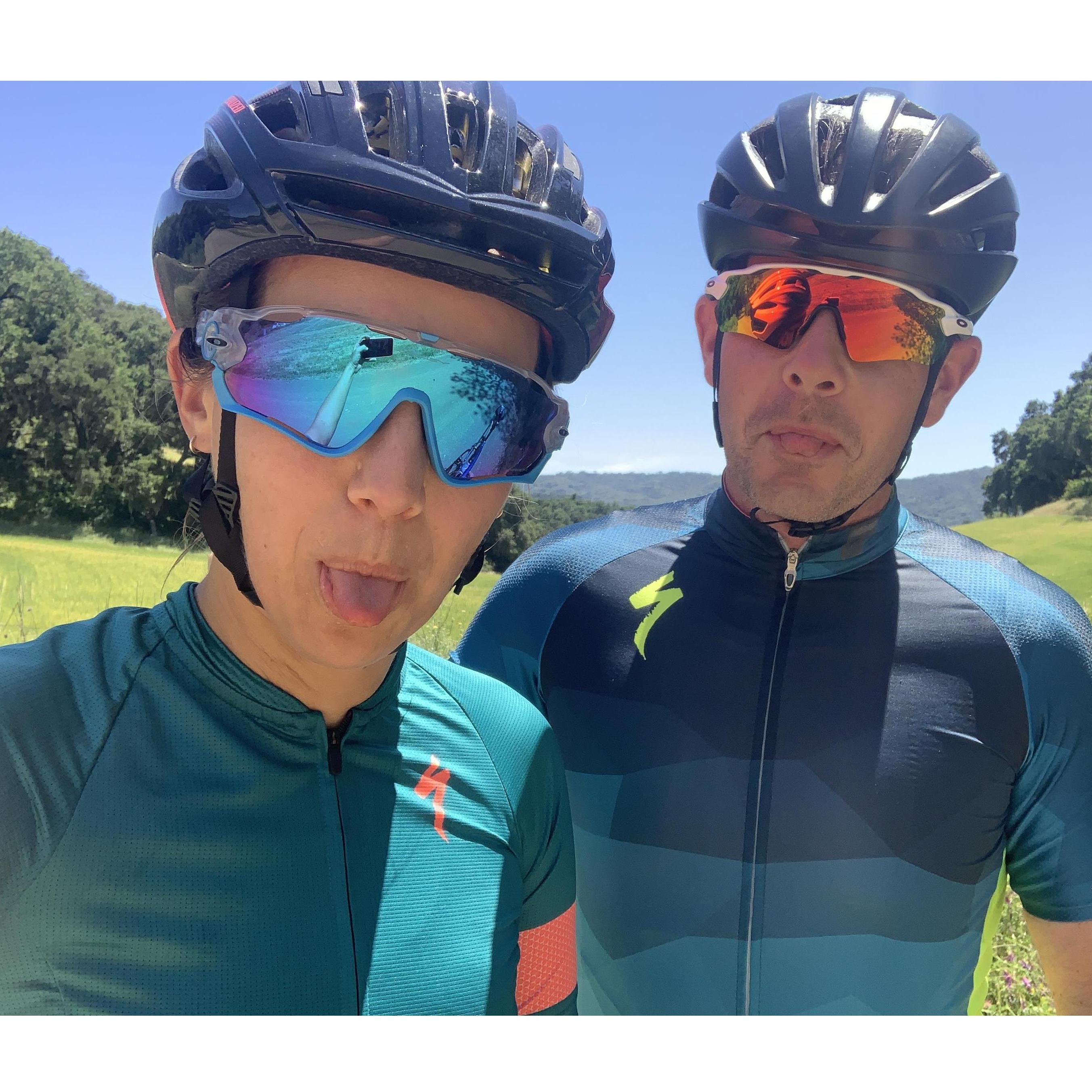 Birthday biking adventures in Paso Robles, CA.
