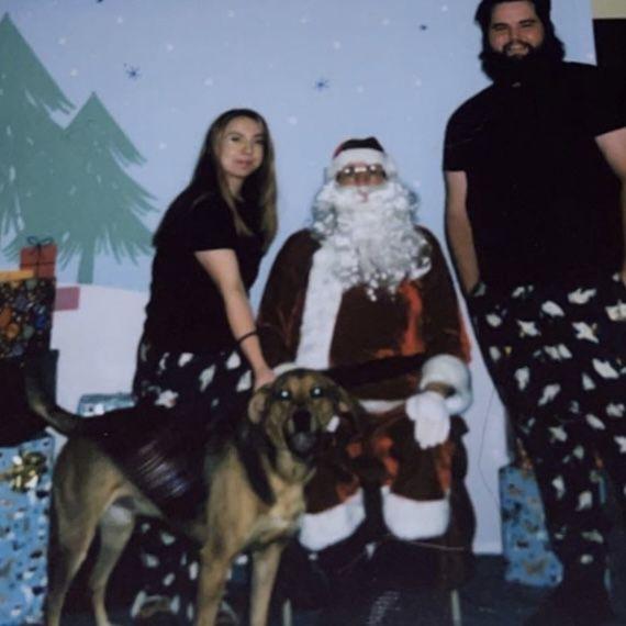 First forced Christmas card photo