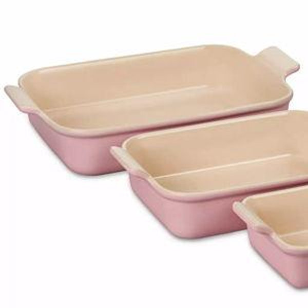 Le Creuset Set of 3 Heritage Bakers - Macy's