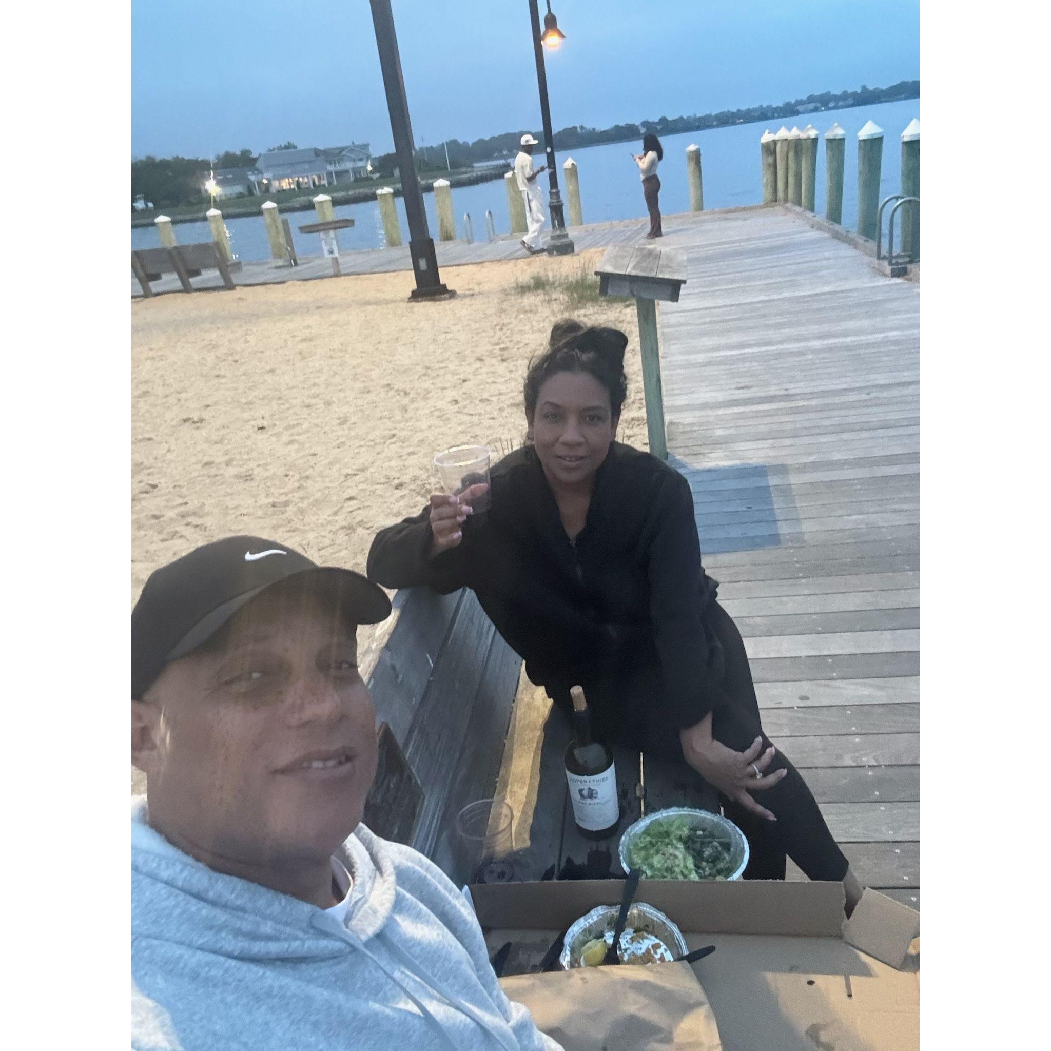 Dinner at the park