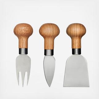 3-Piece Cheese Knife Set