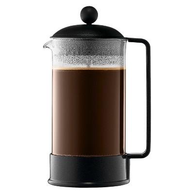 Bodum Brazil 8 Cup / 34oz French Press Coffee Maker - Black