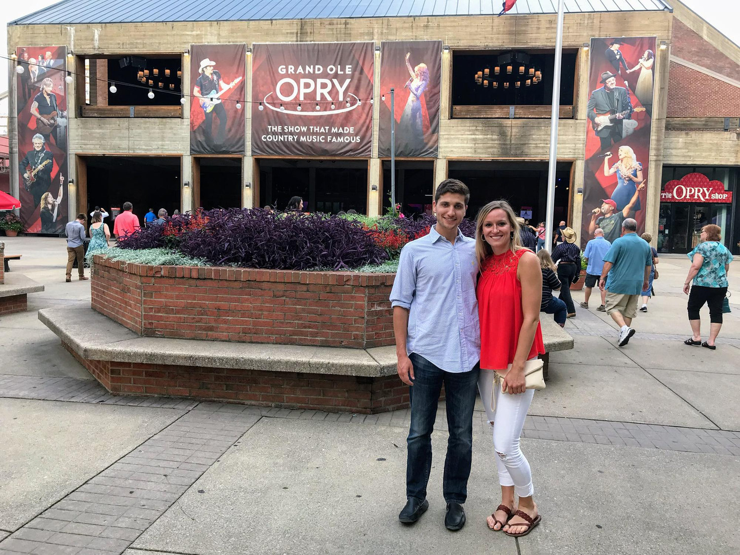 Our first photo together - July 2018 - when Conor visited Emily in Nashville where she spent a few months in clinical rotations during graduate school.