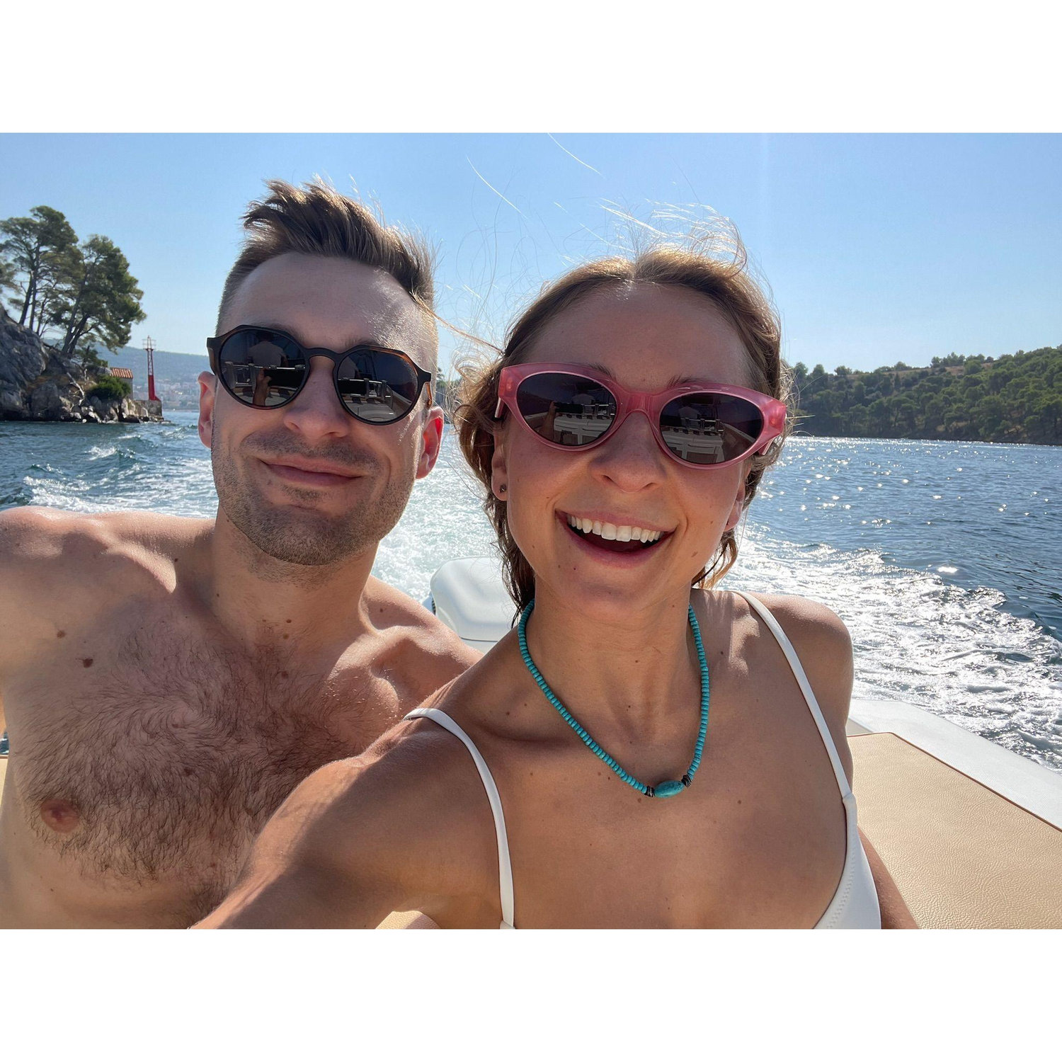 Croatia!!!!!! Boat day! Thanks to Alexa’s dad for organizing the trip!