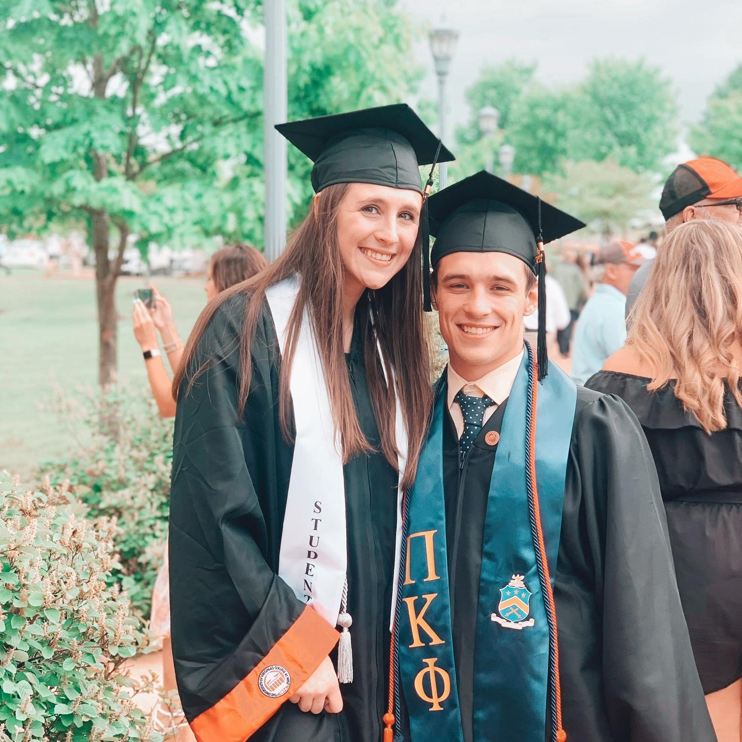 Graduating college together