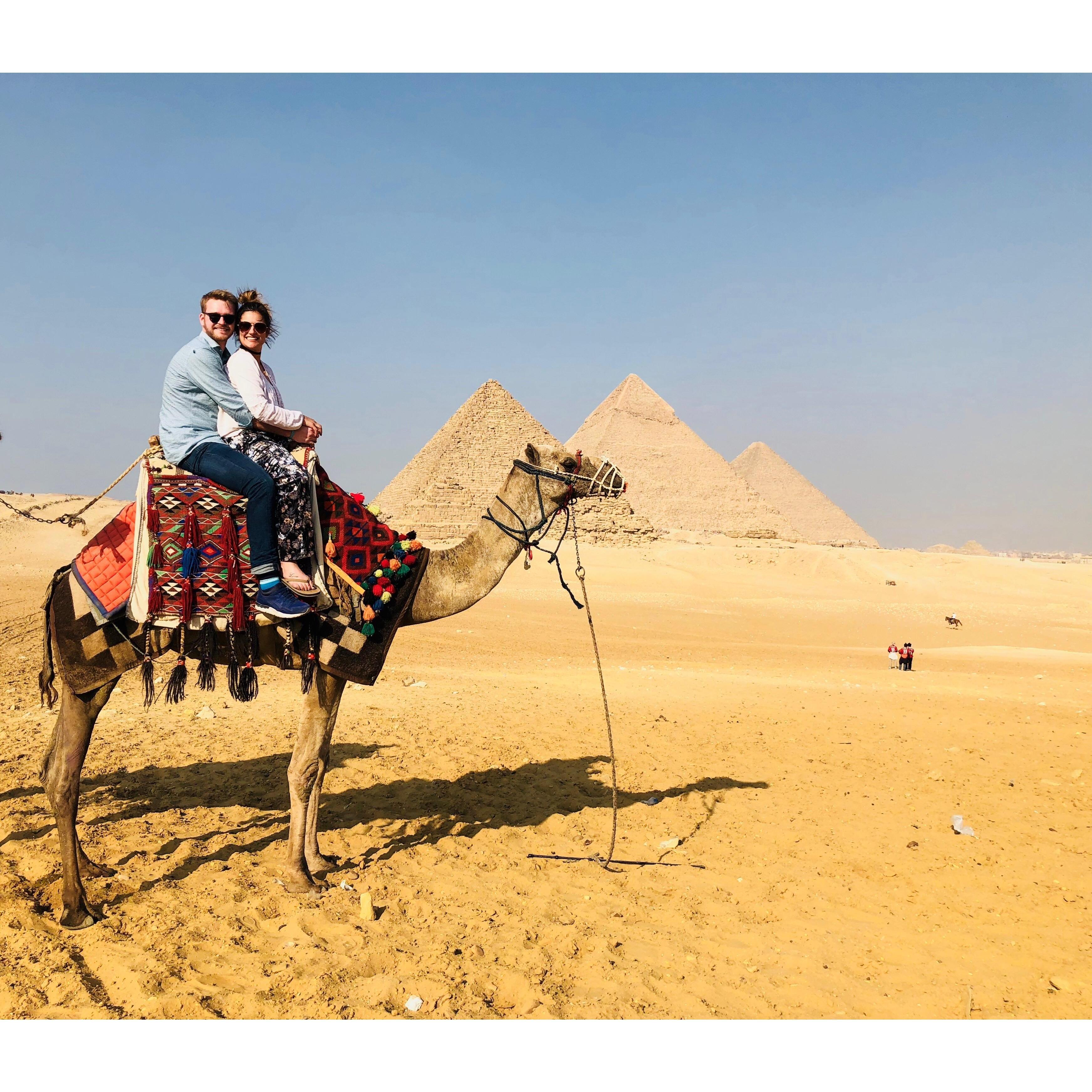 Pyramids of Giza, Egypt - Feb 2018