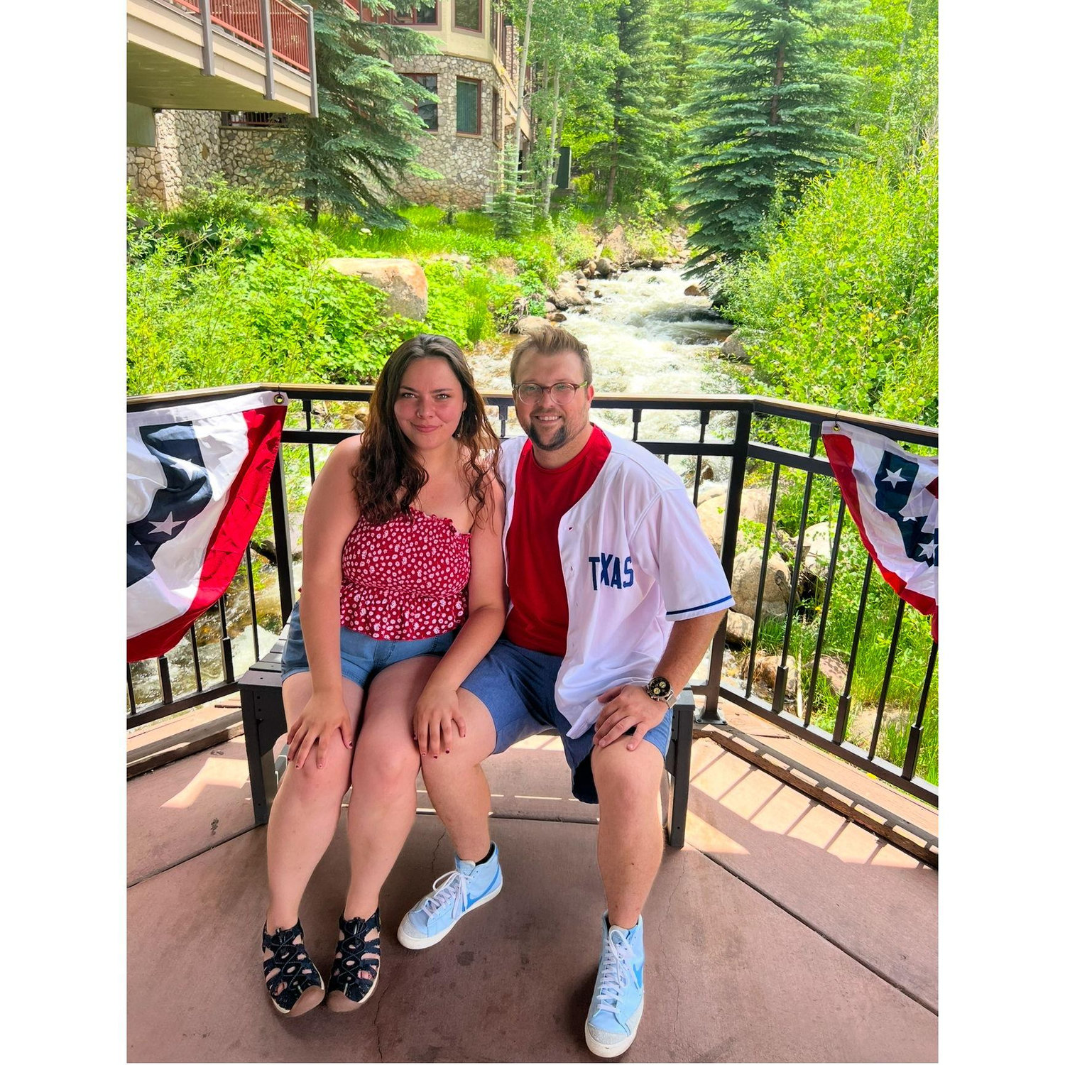 Kara (Holden's mama) took us and Sawyer (Holden's little brother) to Beaver Creek for Fourth of July in 2023