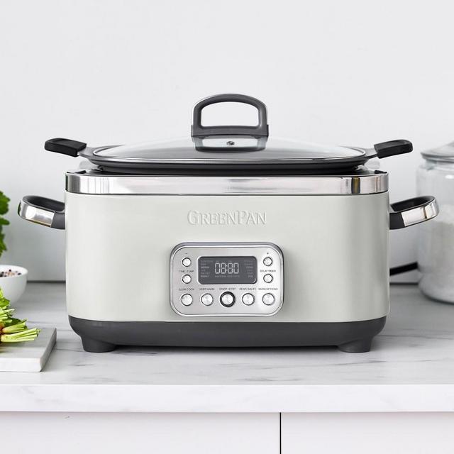 GreenPan™ Elite Slow Cooker, Cloud Cream, 6-qt