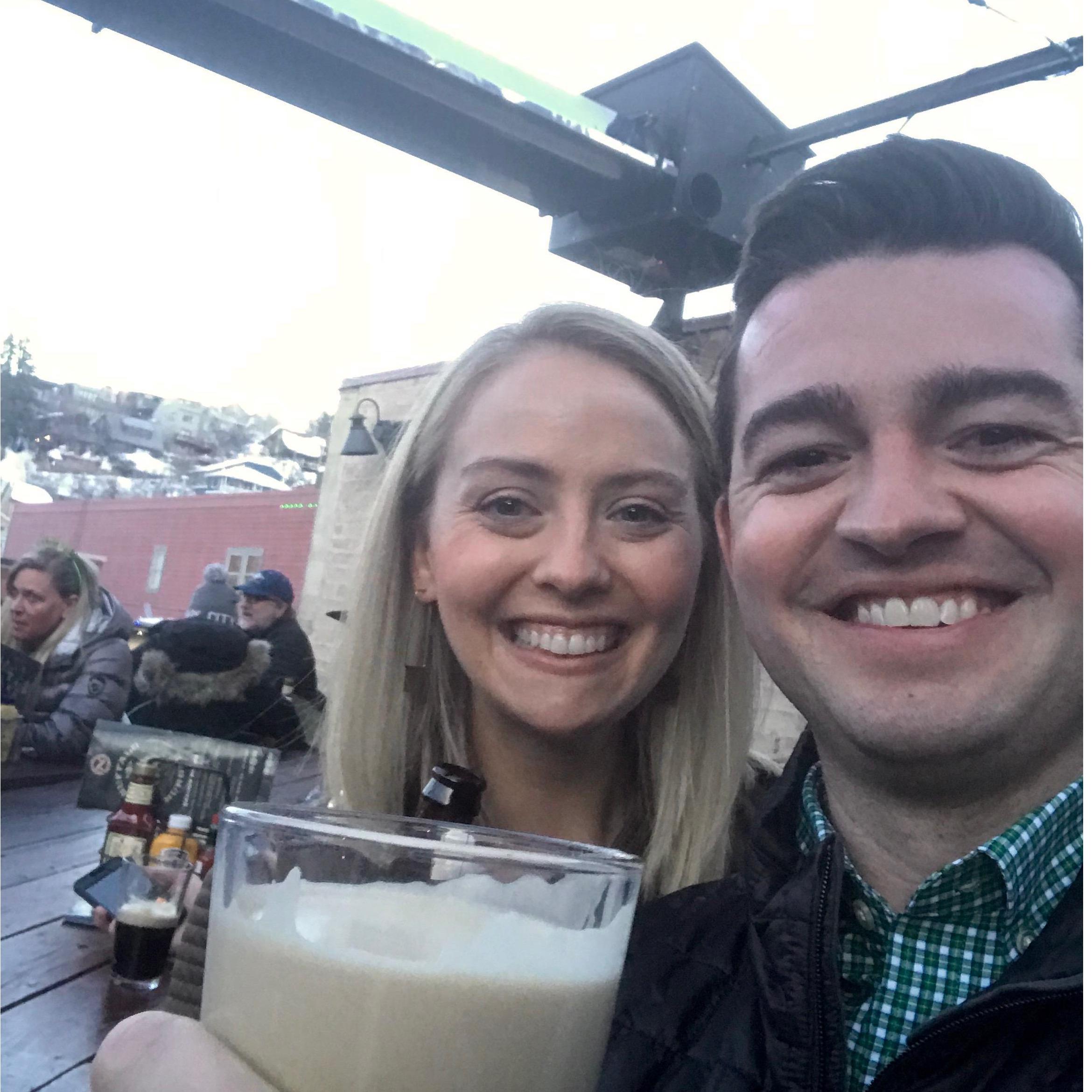 Our favorite rooftop in Park City at No Name Saloon- a must visit!