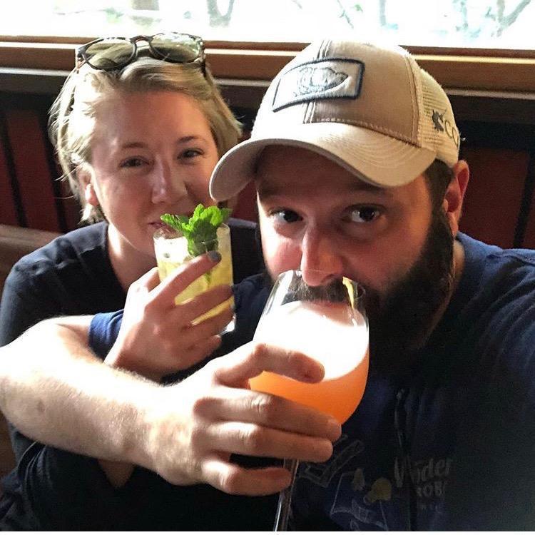 Celebratory cocktails after opening my preschool 2018