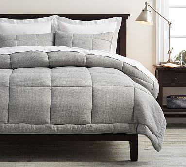 Belgian Flax Linen Waffle Comforter & Shams