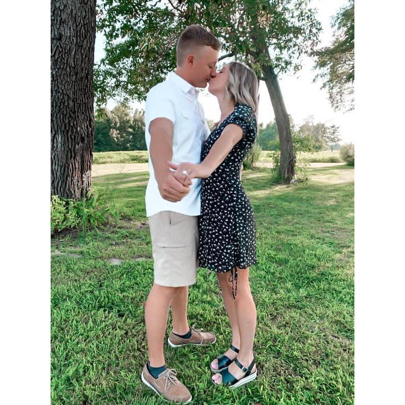 The moment we got engaged:)