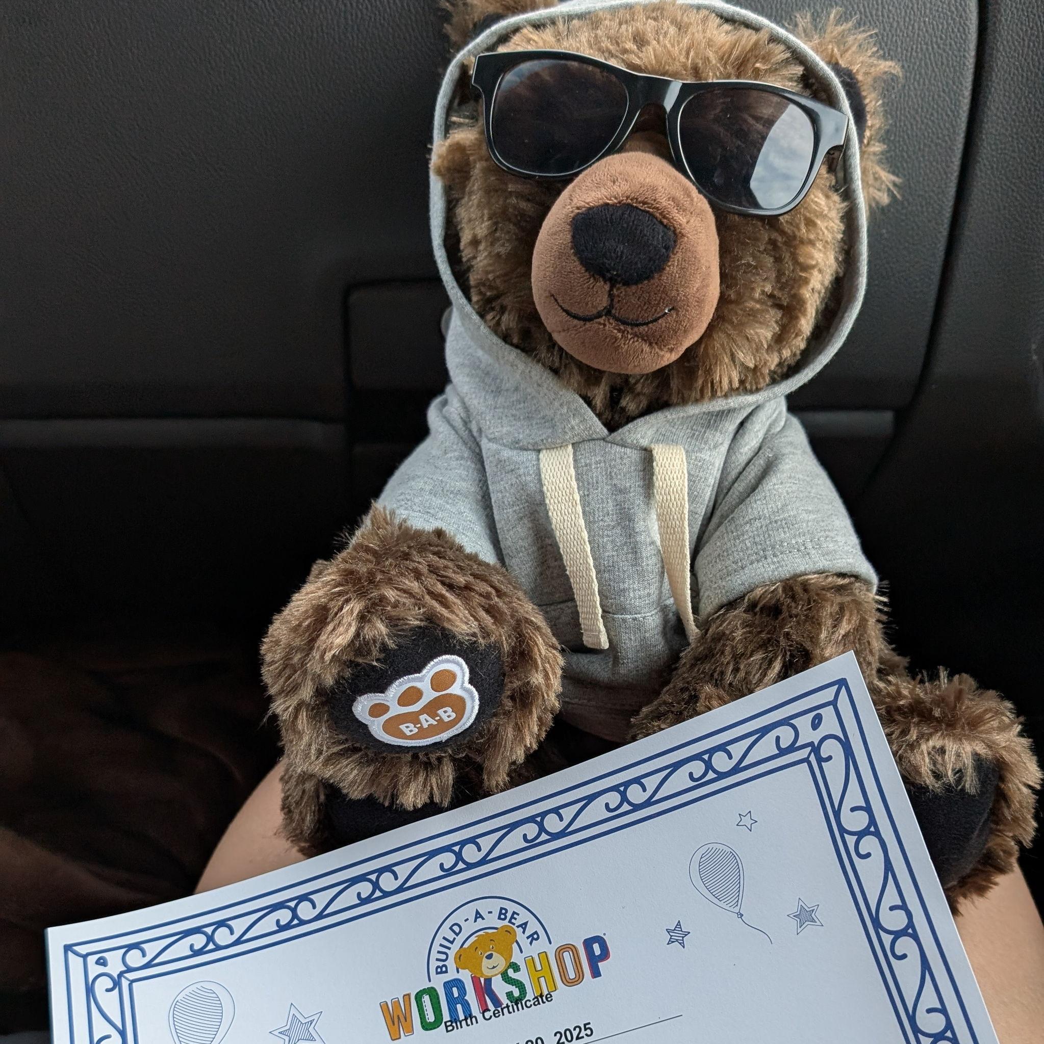 Mr. Grizzly joined the family in Pigeon Forge, TN.