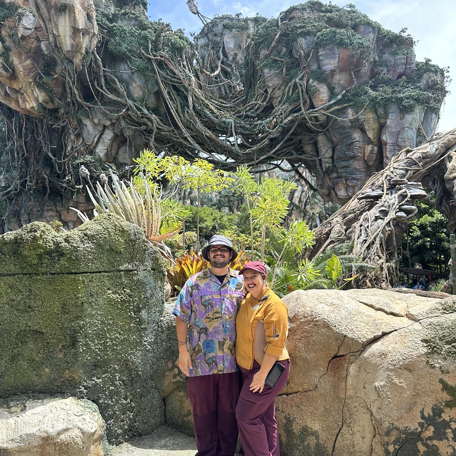We met working on the Moon of Pandora in Disney’s Animal Kingdom