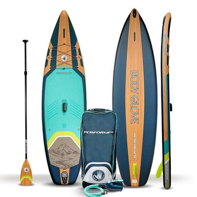 2024 Performer 11' Inflatable Paddle Board - Deep Sea/Isle Green