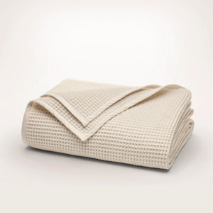 Waffle Bed Blanket - Natural - Full/Queen