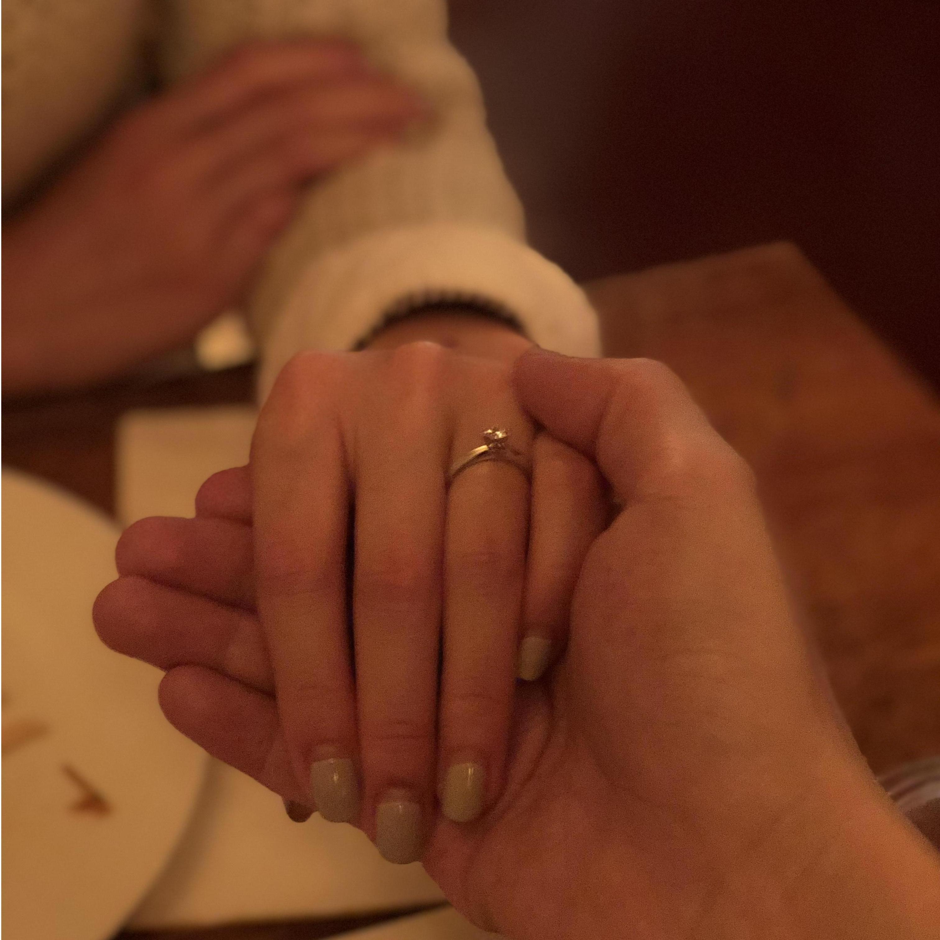She said "Yes"!