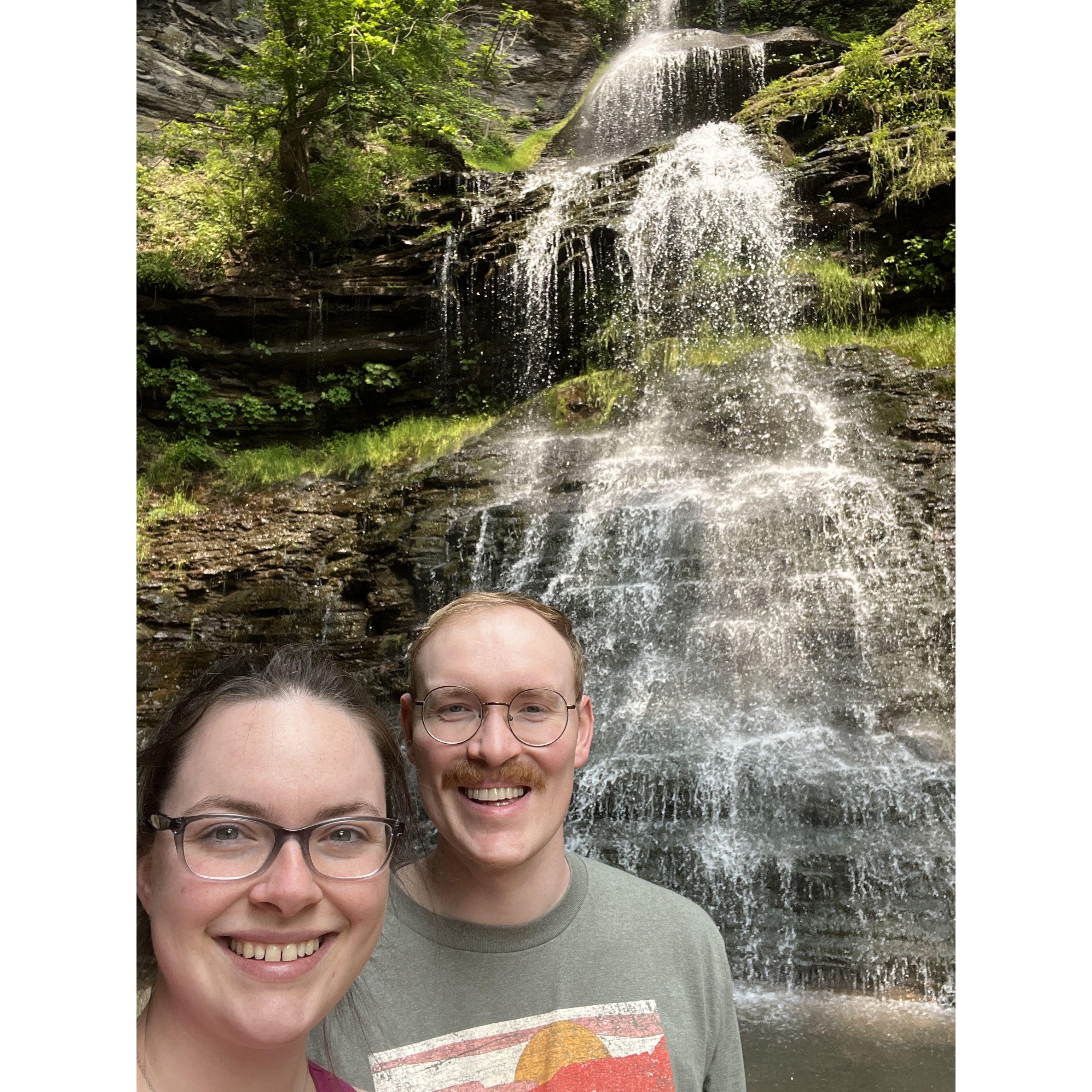 Stopped while driving through Virginia to chase some waterfalls!
