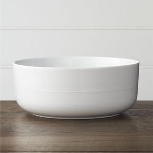 Hue White Serving Bowl