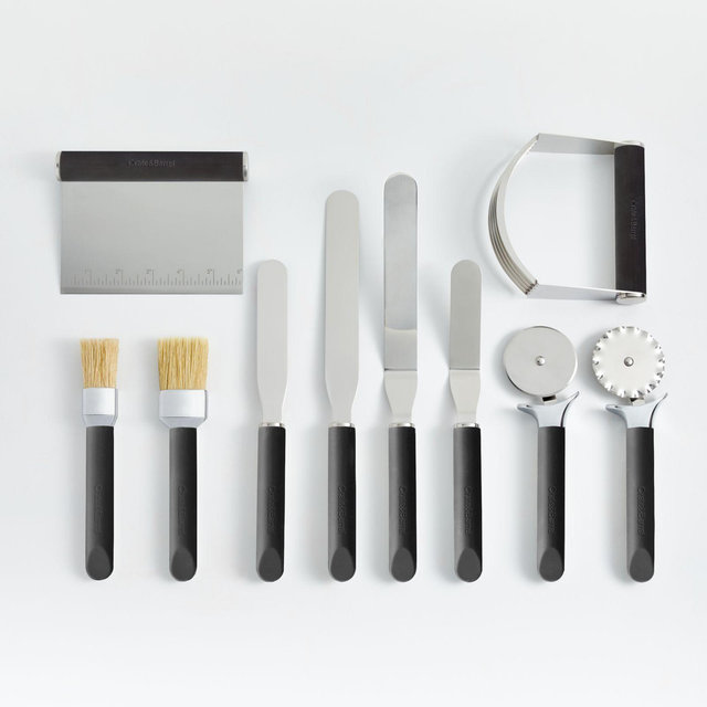 Crate & Barrel 10-Piece Soft-Touch Pastry Tools Set