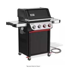 Spirit E-310 3-Burner Liquid Propane Gas Grill in Black with Grill Cover