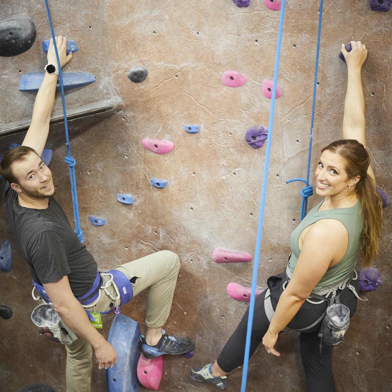 Our favorite thing to do together is climb ❤️