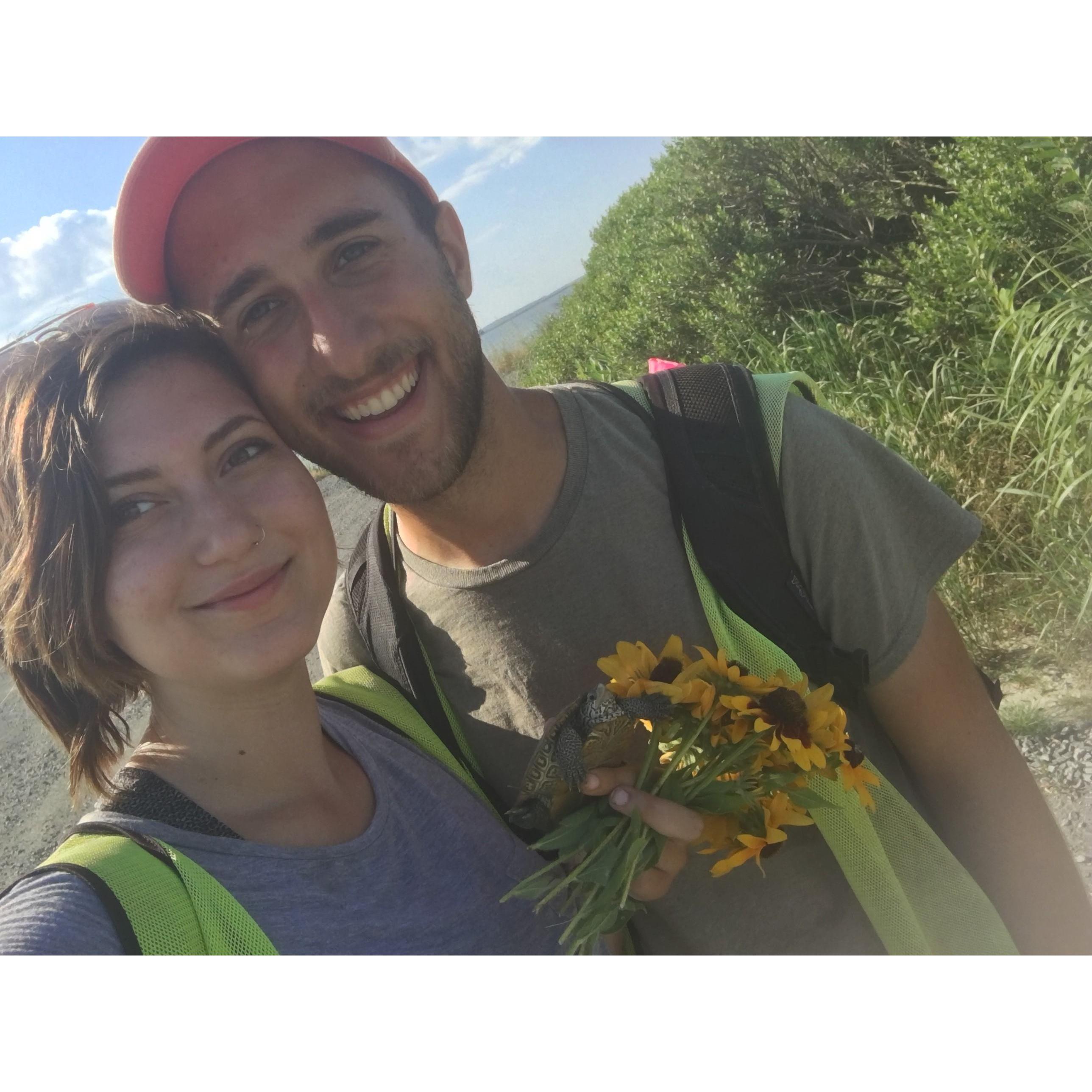 David spent two summers in Maryland studying terrapins for grad school