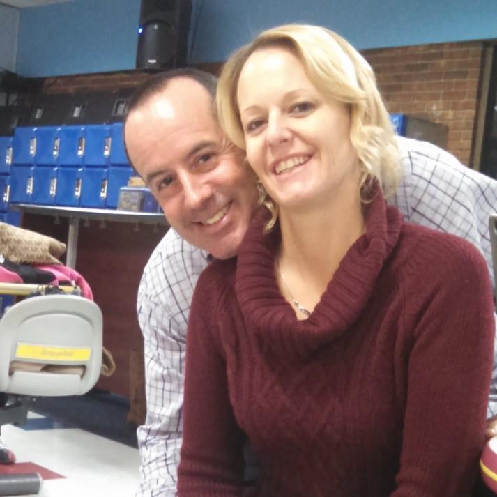 Bowling with our children and their friends - 12/19/14