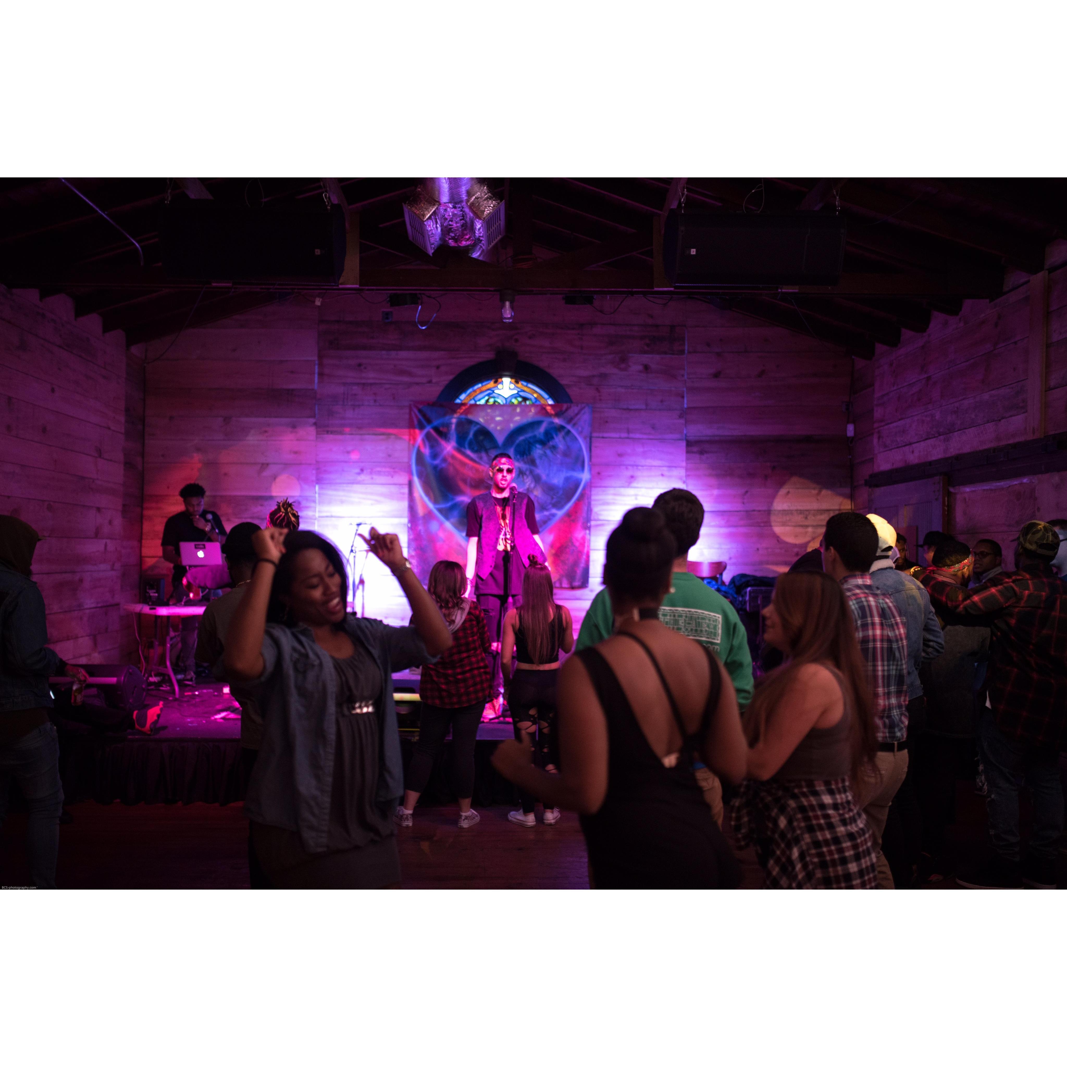 I've always loved dancing at his shows. This was the I've Said Too Much album release show/Cub's 26th birthday party. Sept. 2016