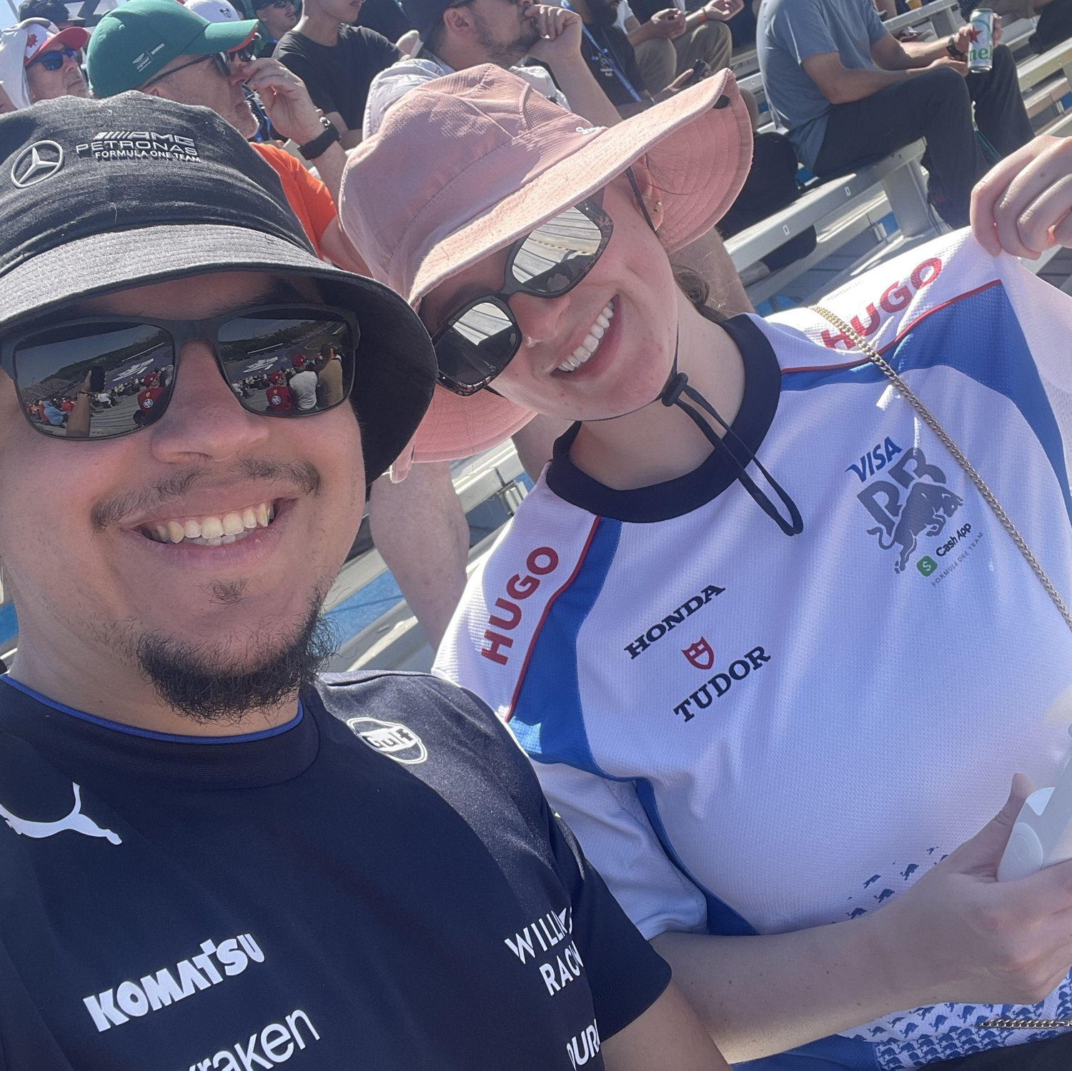 Cheering on our favorite teams at the Canadian Grand Prix
