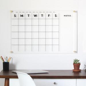 PREMIUM Acrylic Calendar with Side Notes