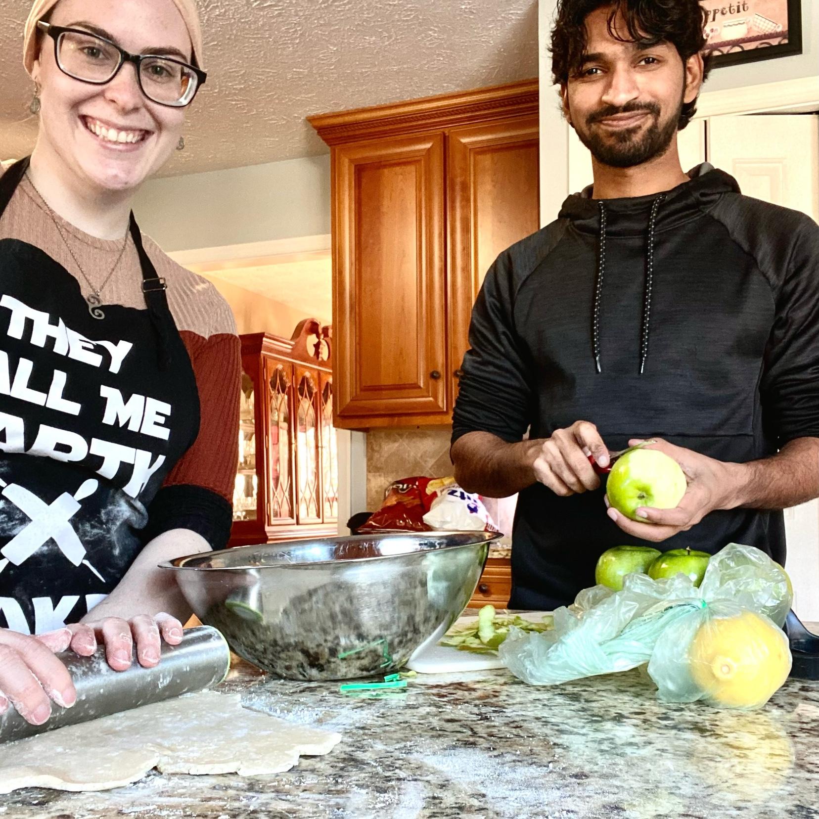 Baking is one of Lauren’s favorite hobbies and Luke is the best helper ever!