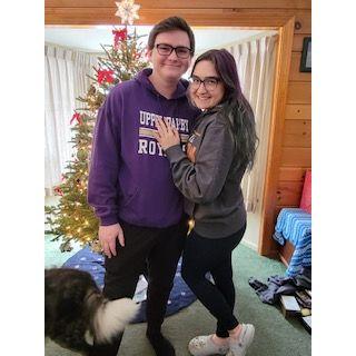 Christmas Day 2022, the day we got engaged!