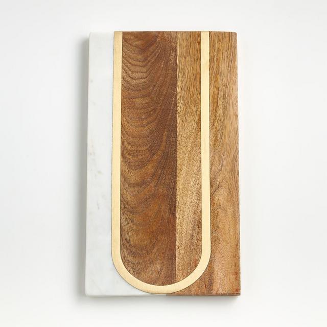 "U" Monogrammed Serving Board